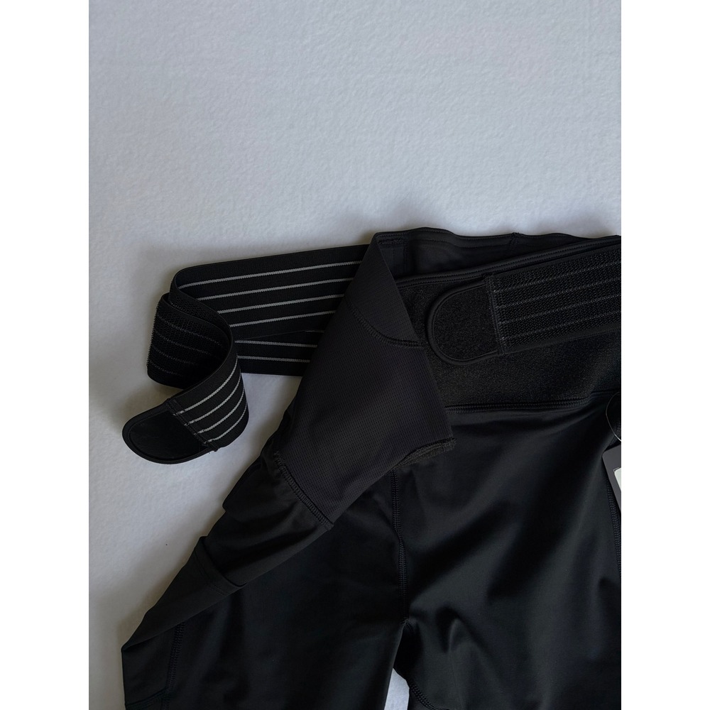 Tommie Copper Adjustable Back Support Compression Capri's 19" Women XL Black NWT - Picture 6 of 12